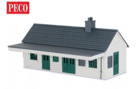 Wooden Station Building Laser Cut Wood Kit OO Scale